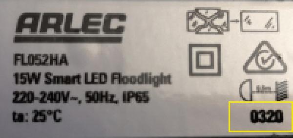 Arlec FL052HA Security Flood Light