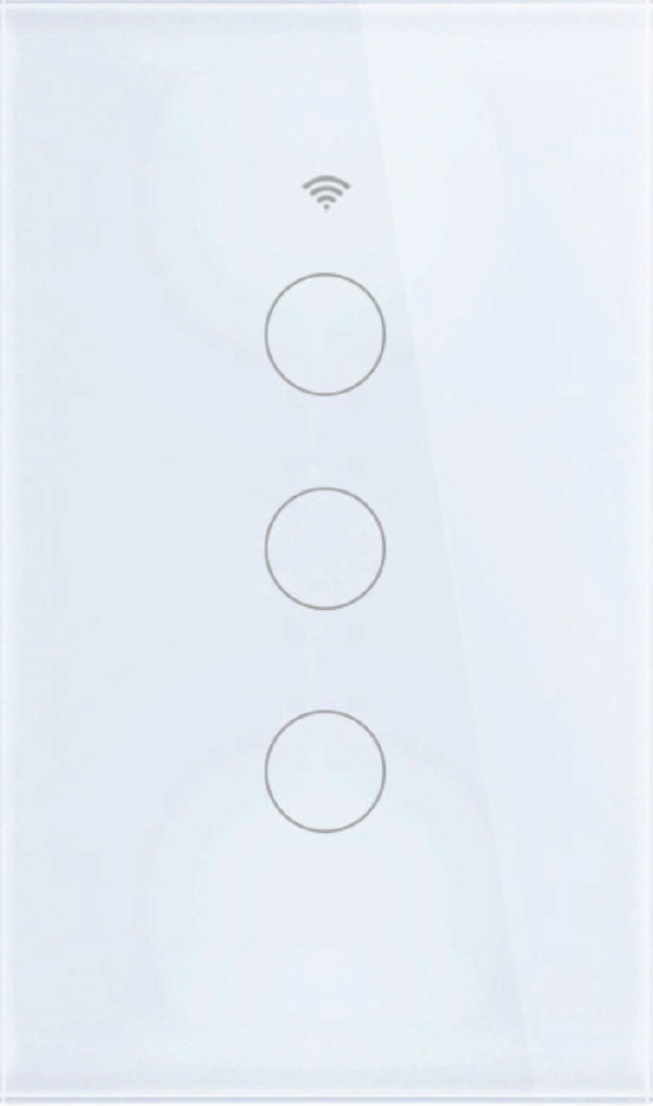 Generic Glass Touch Switch with 1, 2, 3 pole variants