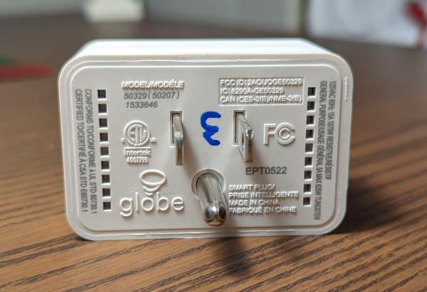 Globe Electric Wi-Fi Smart Plug 50359