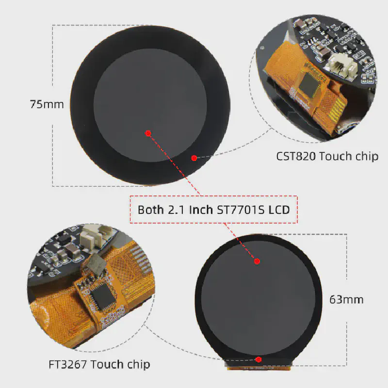 Lilygo T-RGB 2.1 Round - LILYGO-T-RGB.webp